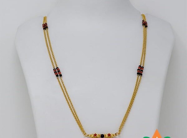 1 Gram Gold Long Mangalsutra Online Shopping
