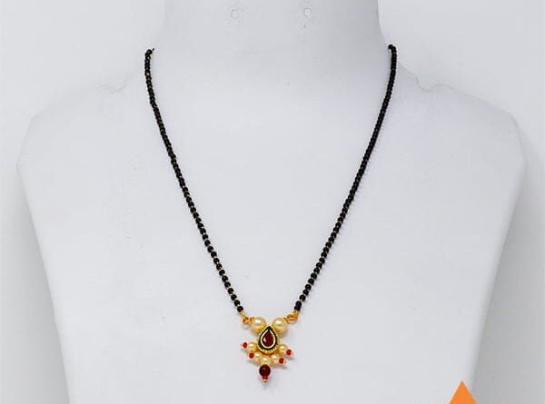 1 Gram Gold Short Mangalsutra Online