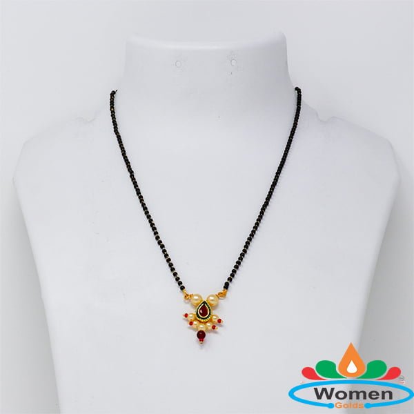 1 Gram Gold Short Mangalsutra Online