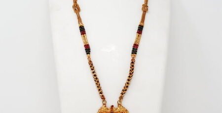 Long Mangalsutra Designs One Gram Gold