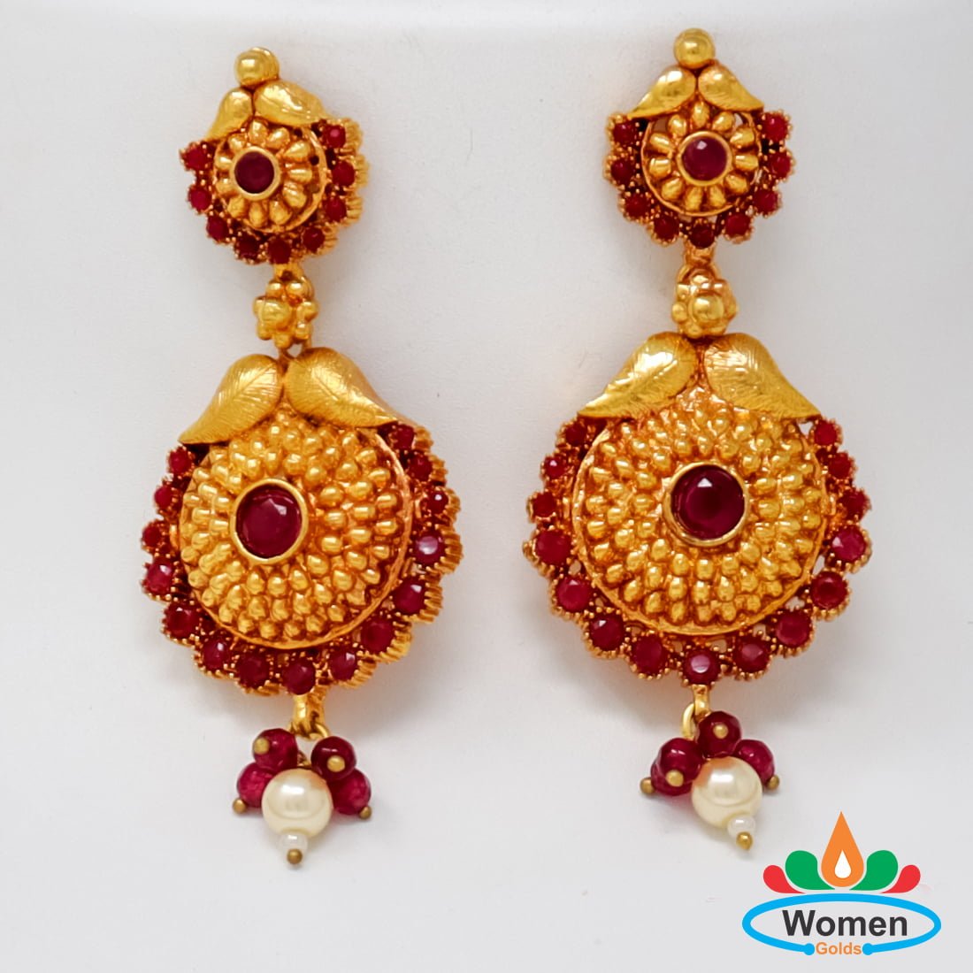 Jfl - Jewellery For Less Traditional Ethnic One Gram Gold Plated Pearls  Designer Necklace Set With Earrings in Howrah at best price by Matchless  Jewellery For Less - Justdial