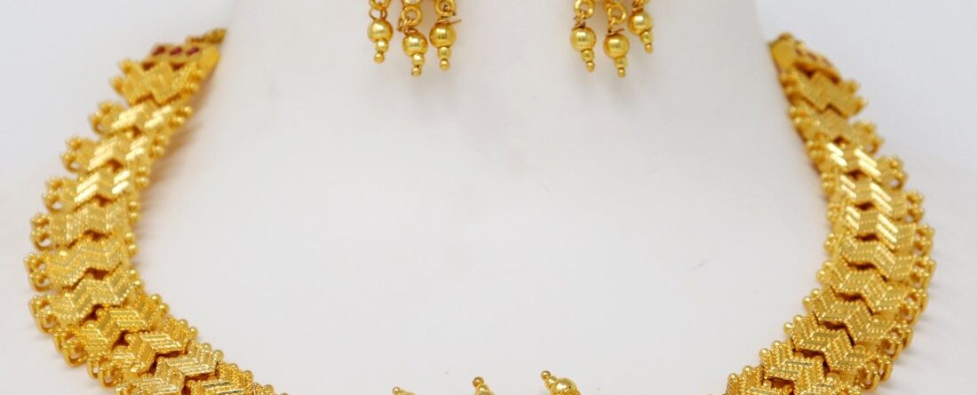 One Gram Gold Necklace Sets Online Shopping