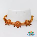 Choker Necklace Designs 1 Gram Gold.