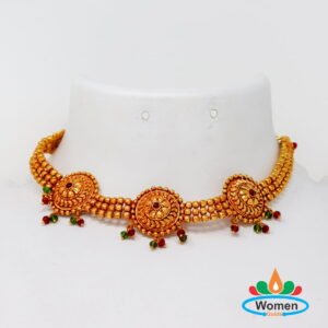 Choker Necklace Designs 1 Gram Gold.