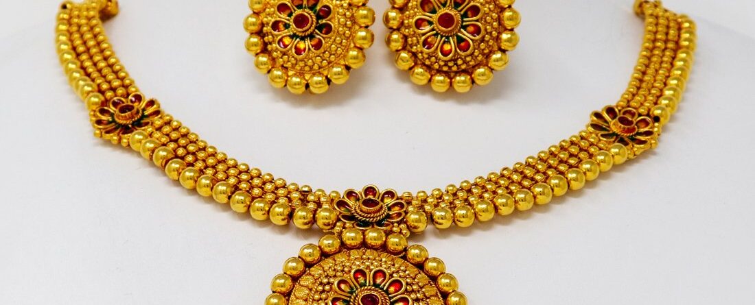 One Gram Gold Jewellery Necklace Set