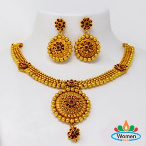 One Gram Gold Jewellery Necklace Set