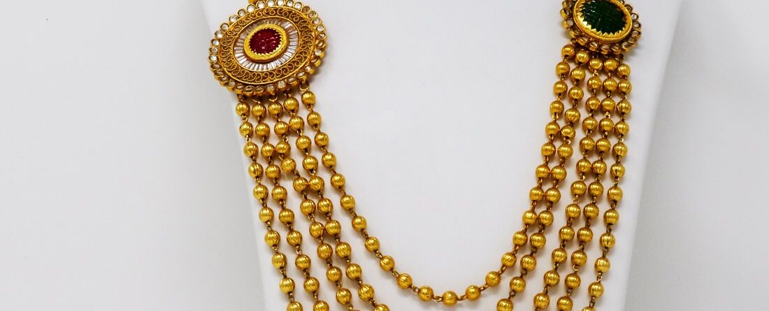 1 Gm Gold Jewellery Designer Party Wear Set