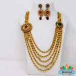 1 Gm Gold Jewellery Designer Party Wear Set