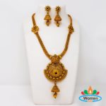 One Gram Gold Long Chain With Pendant