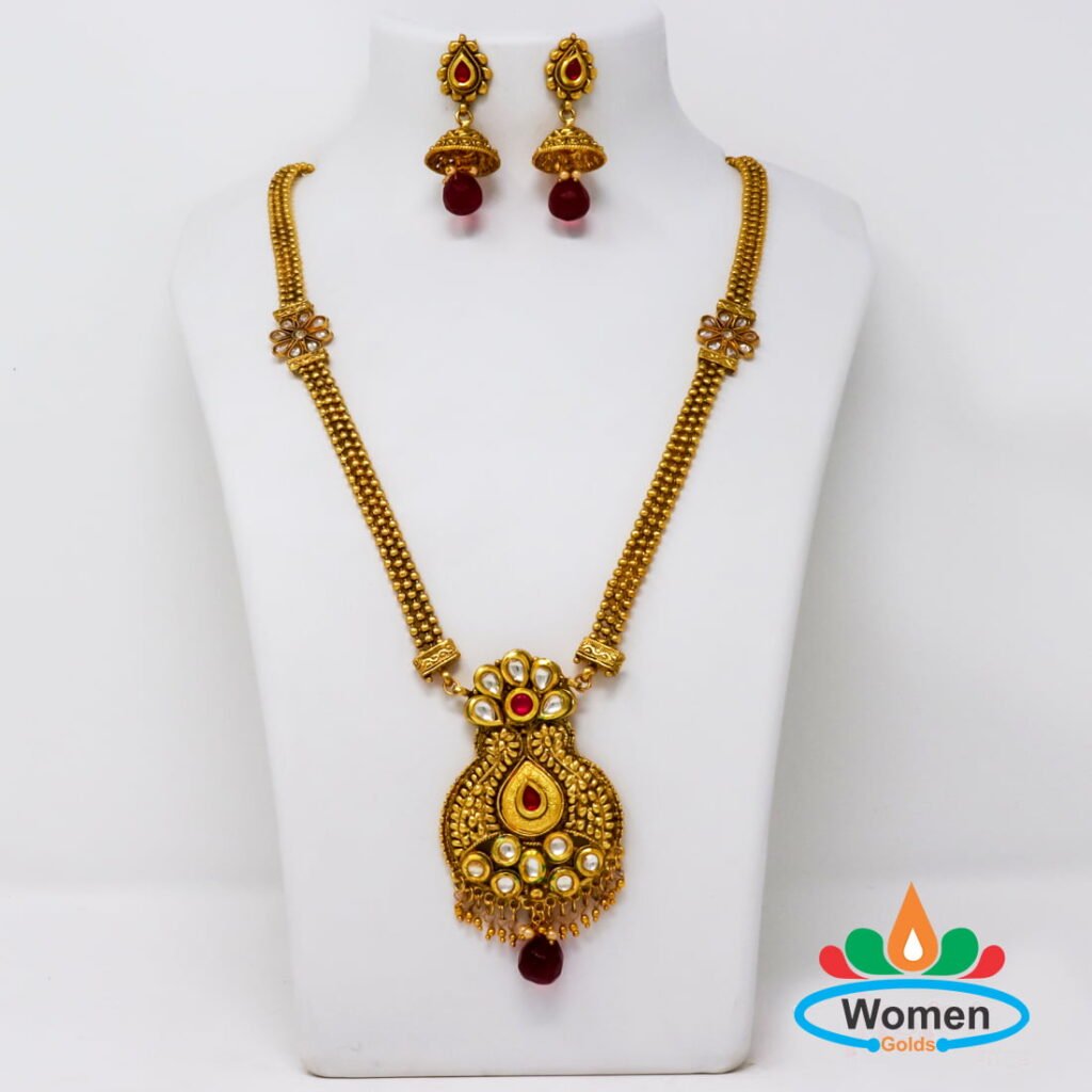 Dasavatharam Necklace One Gram Gold.