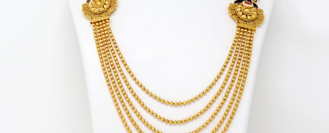 One Gram Gold Jewellery Long Necklace