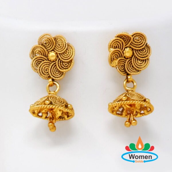 Makarakundanalu Earrings One Gram Gold
