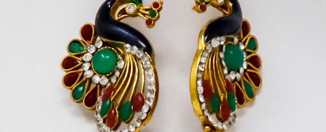 One Gram Gold Chandbali Earrings Online