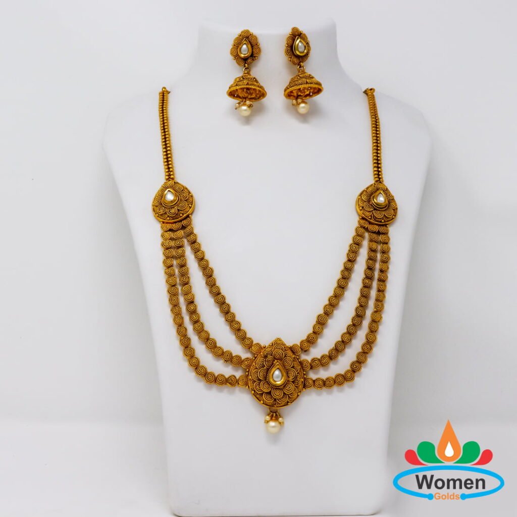 Gutta Pusalu Necklace One Gram Gold