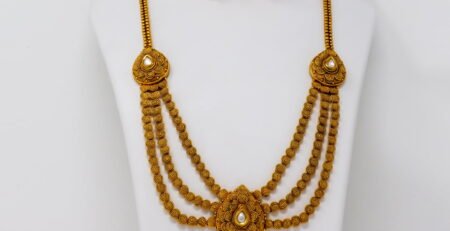 Gutta Pusalu Necklace One Gram Gold