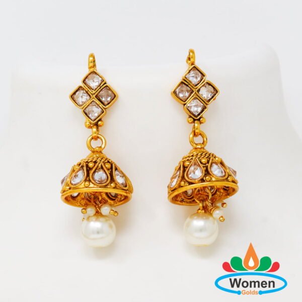 One Gram Gold Jhumka Earrings Online Shopping