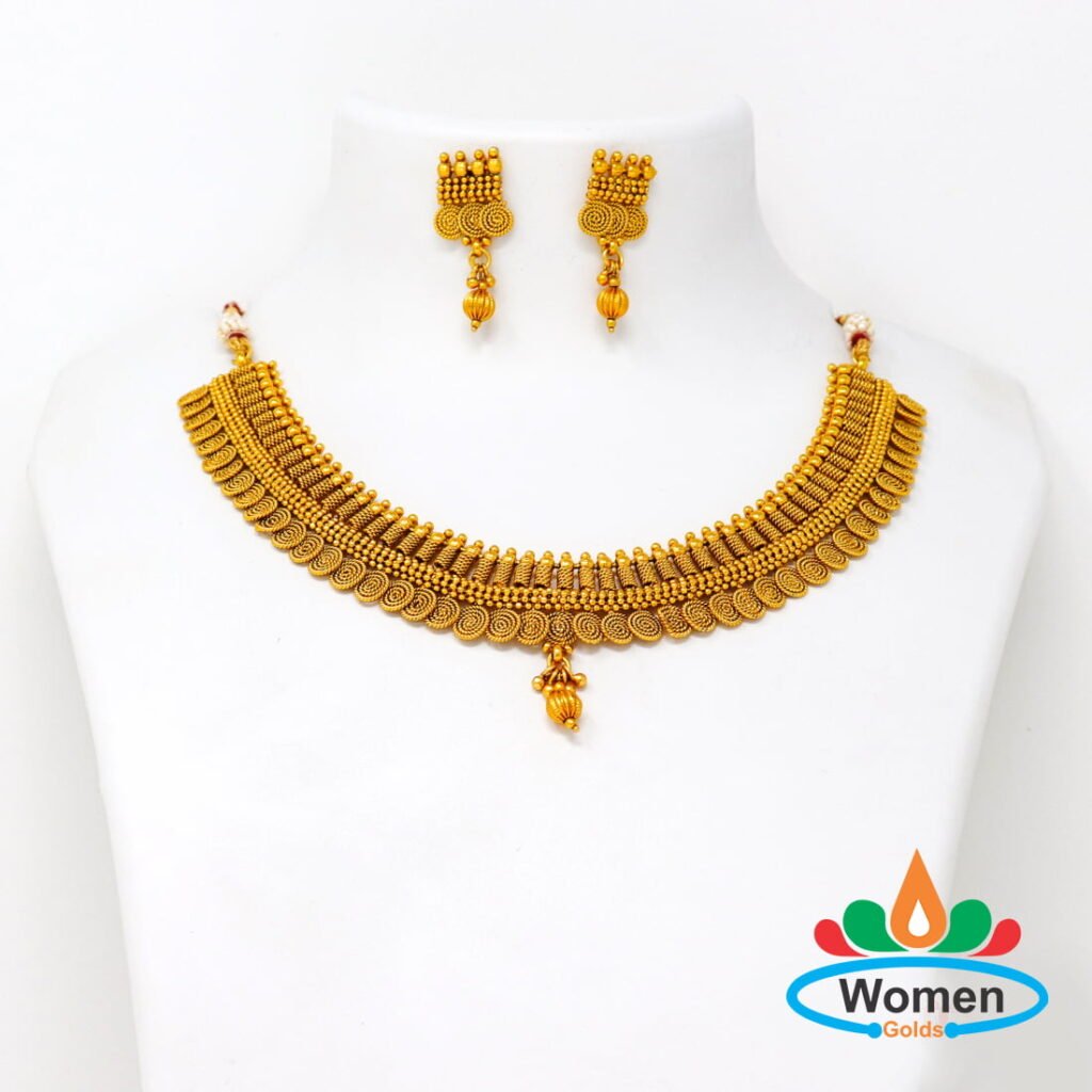 Latest One Gram Gold Necklace Designs