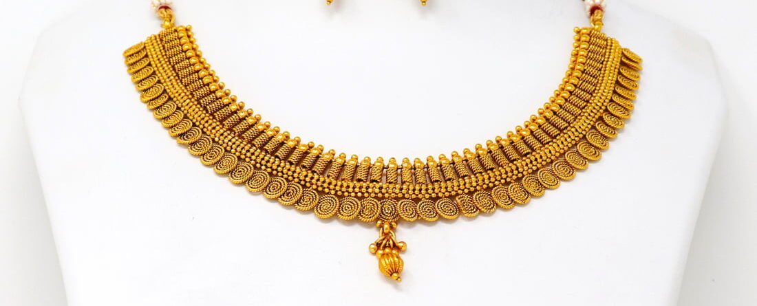 Latest One Gram Gold Necklace Designs