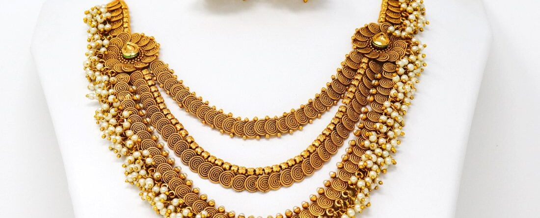 One Gram Gold Necklace Designs Online Shopping