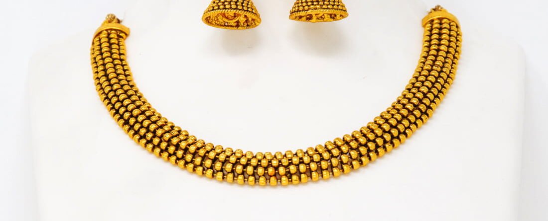 1 Gram Gold Jewellery Necklace With Price