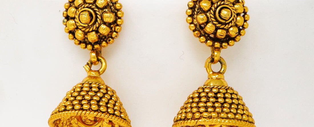 Gold Earrings Designs For Daily Use 1 Gram