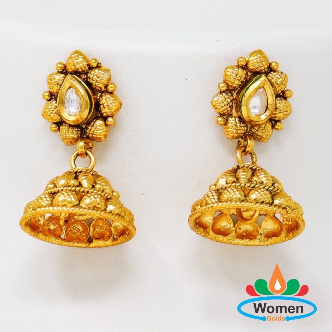 Pin by shireesha on gold | Gold earrings models, Gold bridal jewellery  sets, Gold bride jewelry