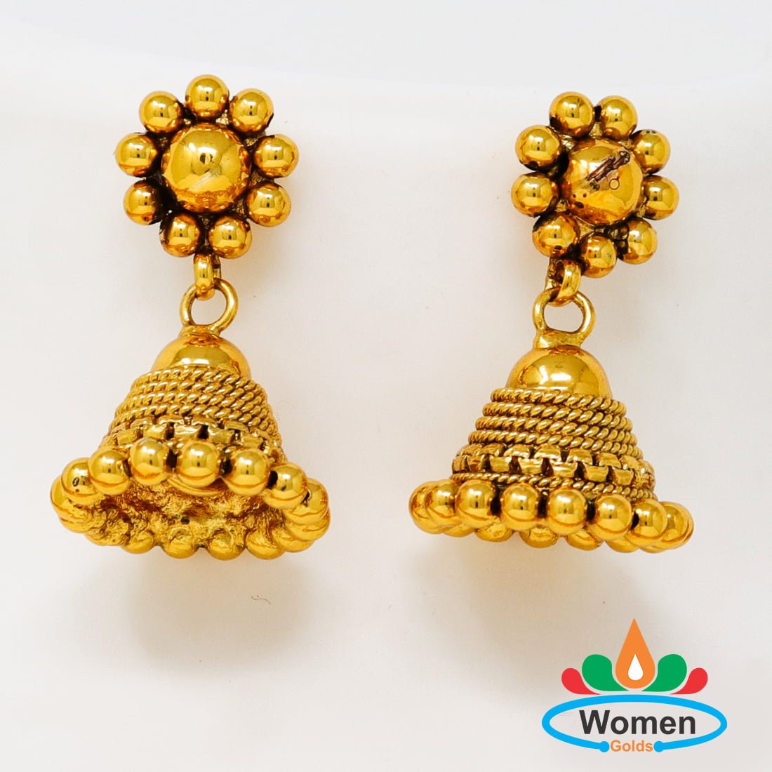 CIFICA One Gram Gold Polish Earrings Jewellery Colletion