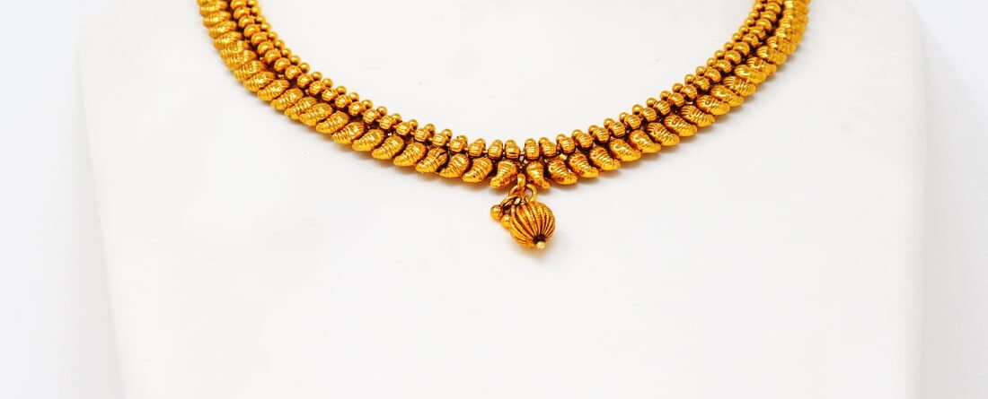 Latest 1 Gm Gold Necklace Designs With Price