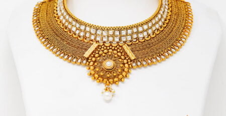 Low Price 1 Gram Gold Choker Necklace With Price