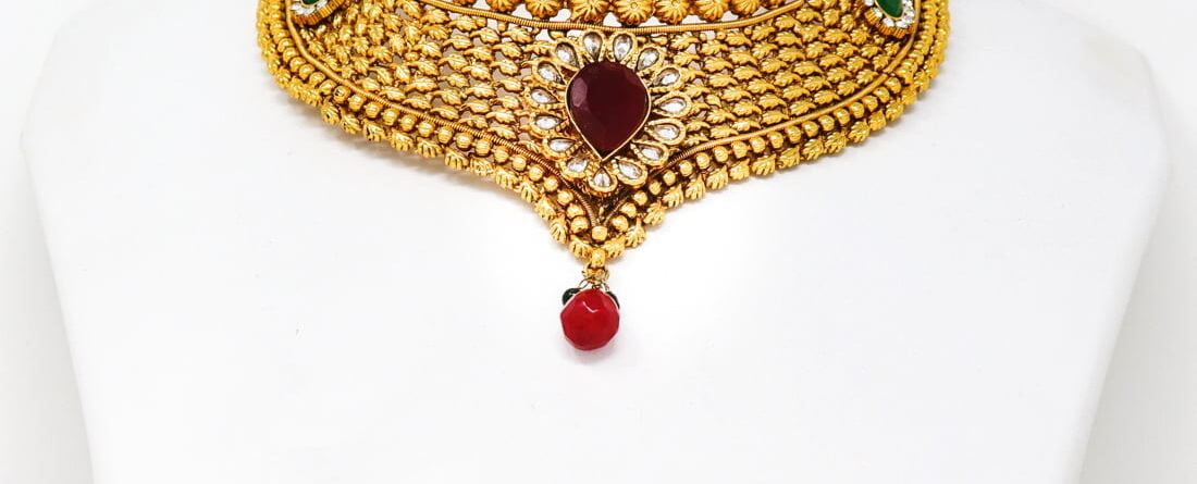 One Gram Gold Bridal Set With Price
