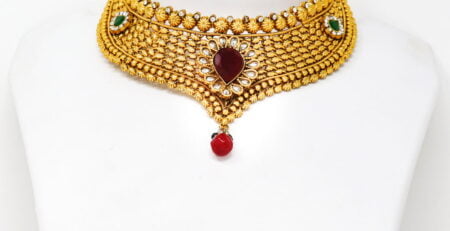 One Gram Gold Bridal Set With Price