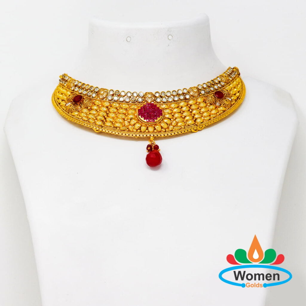 1 Gram Gold Necklace Designs With Price