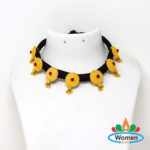 One Gram Gold Black Thread Necklace