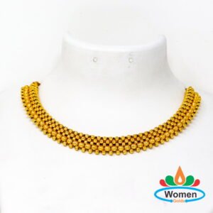 1 Gram Gold Cz Choker Necklace With Price