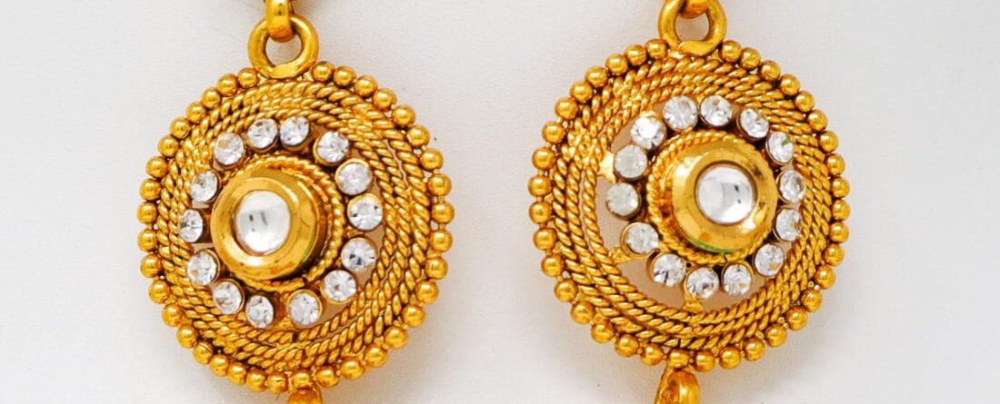 1 Gram Gold Earrings New Design With Price