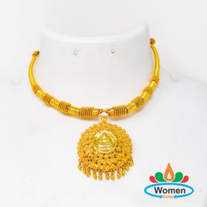 One Gram Gold Pendant Set With Price
