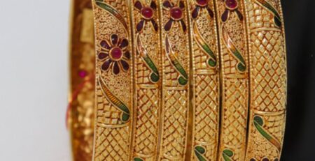 One Gram Gold Bangles Designs With Price