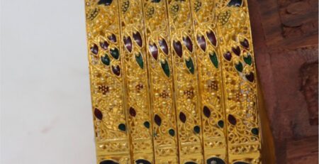 One Gram 1 Gram Gold Bangles With Price