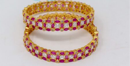 One Gram Gold Bangles For Daily Use