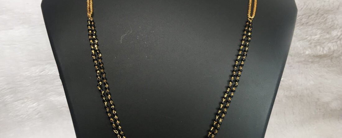 1 Gram Gold Plated Long Mangalsutra Online