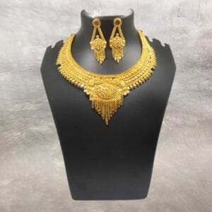 Latest 1 Gram Gold Necklace Sets With Price