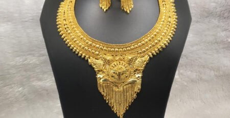 Dasavatharam Necklace Cost One Gram Gold