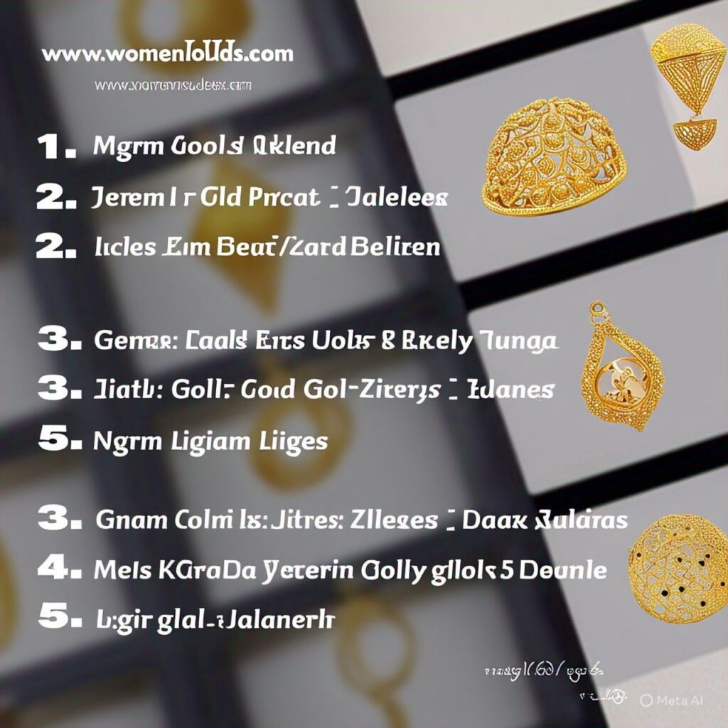 One Gram Jewellery Items Names Lis
